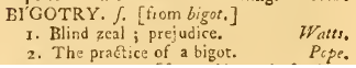 snapshot image of BIGOTRY.  (1756)
