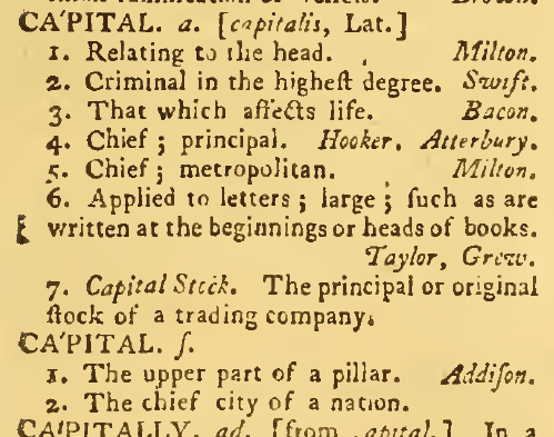 snapshot image of Capital  -- 1756