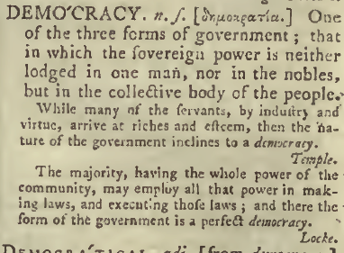 snapshot image of DEMOCRACY.  (1785)