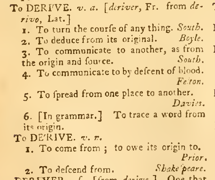 snapshot image of To DERIVE. (1756)