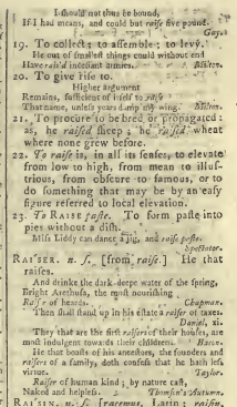 snapshot image of To RAISE.  (1785) 3 of 3