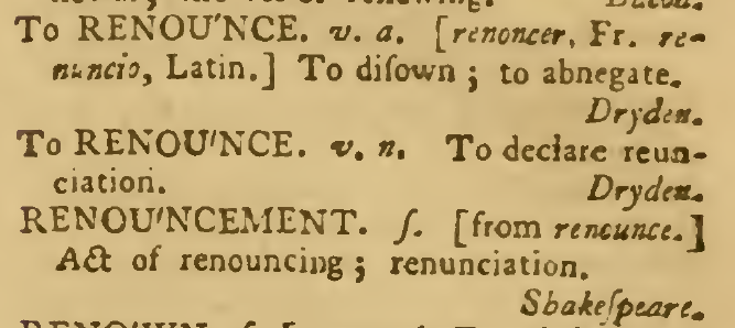 snapshot image of To RENOUNCE.  (1756)