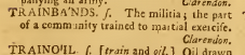 snapshot image of TRAINBANDS[sic].  (1756)