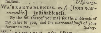snapshot image of WARRANTABLENESS[sic]. (1785)